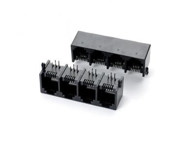 Conector RJ12-6P6C 1×4 KLS12-127-6P6C 1×4